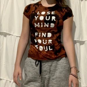 Reverse Tie Dye Graphic T-Shirt